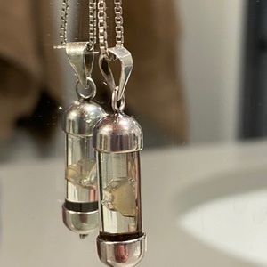 Unique raw opal pendant